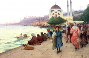 Walking Along the Sea